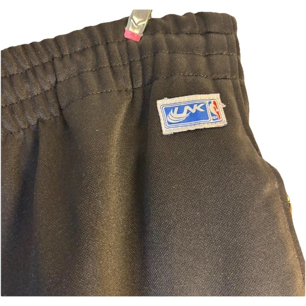 UNK NBA All Team Logo Joggers Mens Black Embroidered Patch Sweatpants Multi-Team - Picture 7 of 11